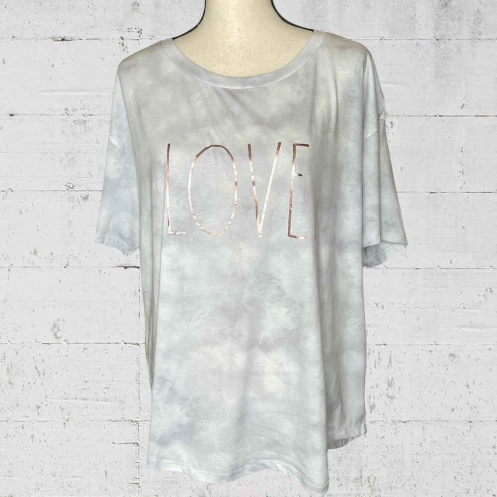 Rae Dunn Love Lavender T Shirt Size 2X NWT